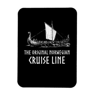 Viking Ship Cruise Line Odin And Valhalla Magnet