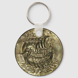 Viking Ship Key Ring