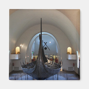 viking ship magnet