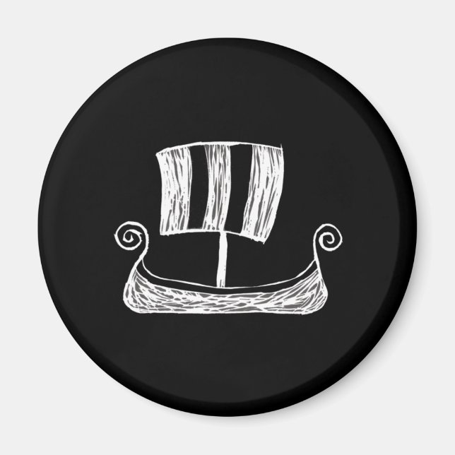 Viking Ship Magnet (Front)