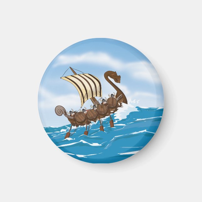 Viking Ship Magnet (Front)