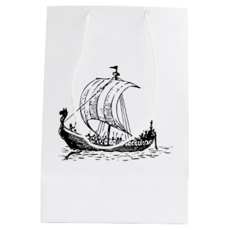Viking Ship Medium Gift Bag