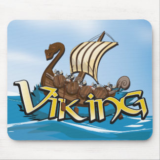 Viking Ship Mouse Mat