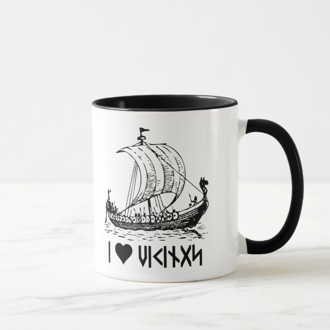 Viking Ship Mug (Right)