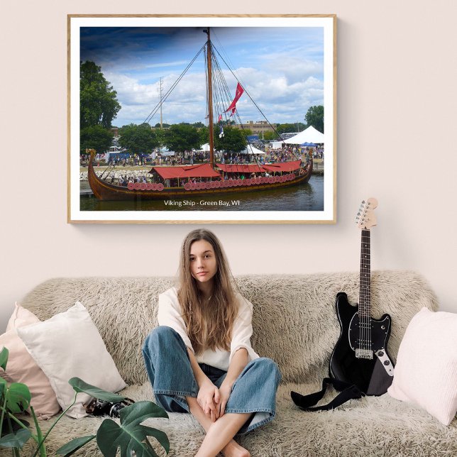 Viking Ship Port of Green Bay, Wisconsin Poster (Creator Uploaded)