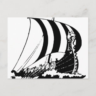 Viking Ship Postcard
