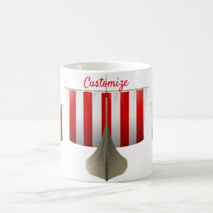 Viking Ship Sailing Thunder_Cove Coffee Mug