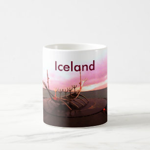 VIKING SHIP STATUE - ICELAND COFFEE MUG