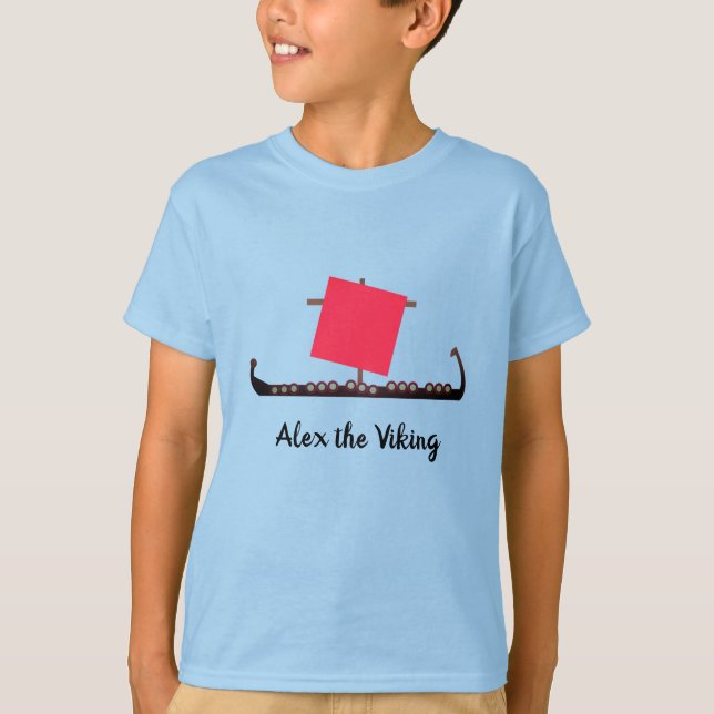 Viking ship T-Shirt (Front)