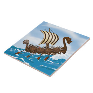 Viking Ship Tile