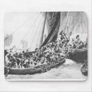 Viking Ships Mouse Mat