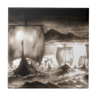 VIKING SHIPS TILE