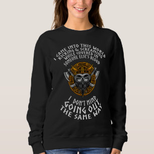Viking Shirt, Norse Man Odin & Valhalla, Into This Sweatshirt