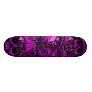 Viking skull cool skateboard