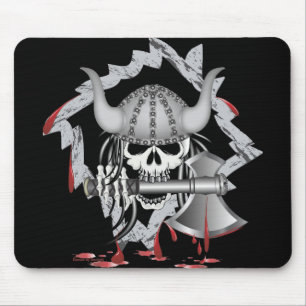 Viking Skull Mouse Mat