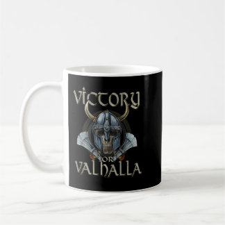 Viking Skull Victory Or Valhalla Coffee Mug