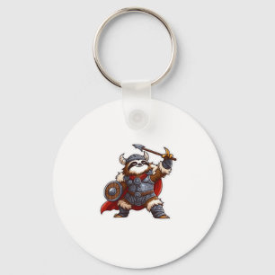 viking sloth Oversized T-Shirt Key Ring