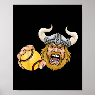 Viking Softll Ll Cartoon Character Man Poster