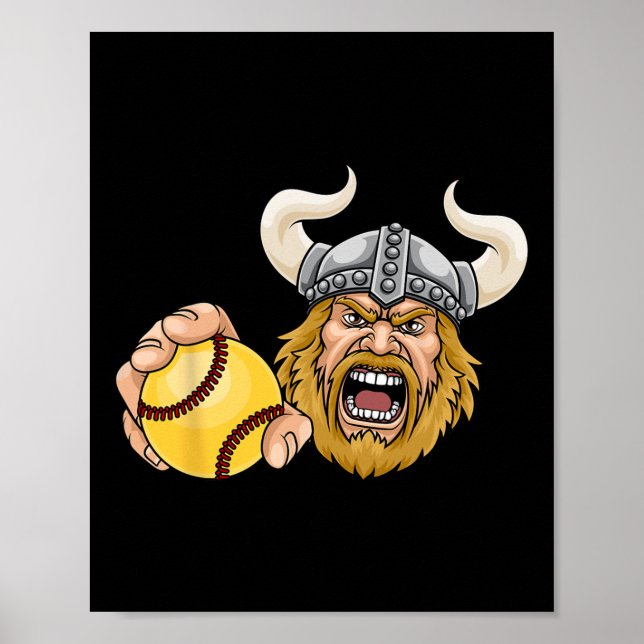 Viking Softll Ll Cartoon Character Man  Poster (Front)