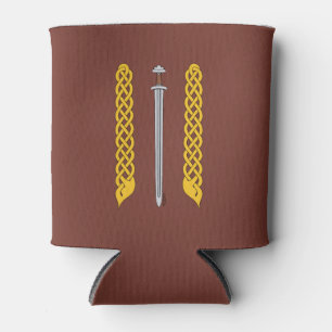 Viking Sword and Plaitwork Can Cooler