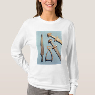 Viking swords, stirrup and spearhead T-Shirt