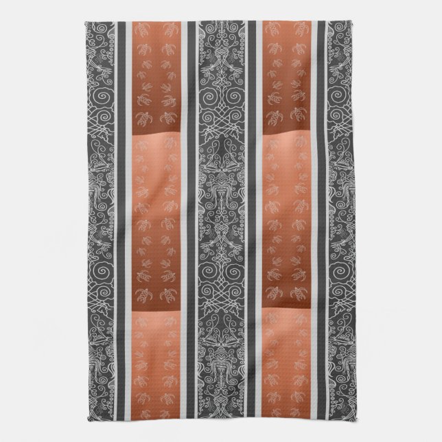 Viking Tattoo Tea Towel (Vertical)