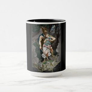 VIKING THEME WEDDING ANNIVERSARY MUG
