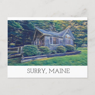 Viking Trail Cabin Postcard