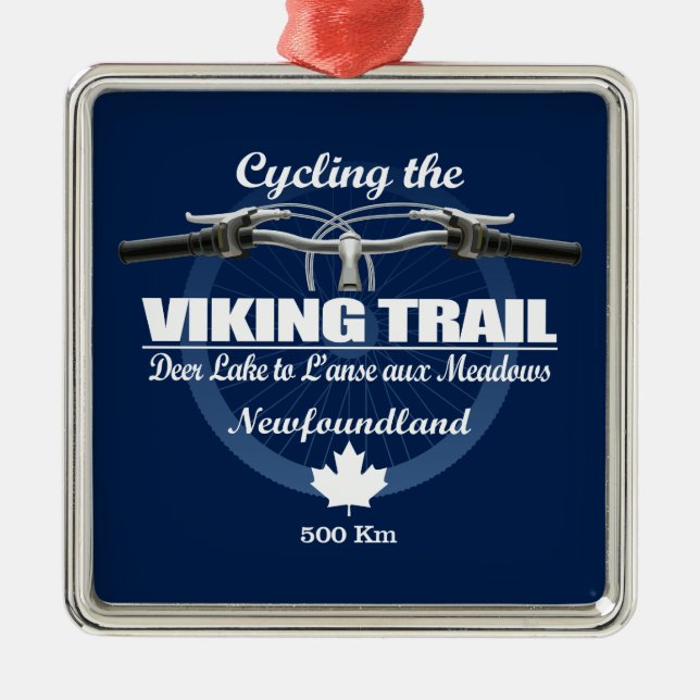 Viking Trail (H2) Metal Tree Decoration (Front)