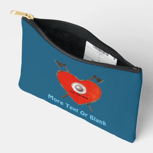 Viking Valentine Accessory Pouch (Open)