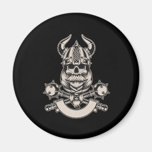 Viking Valhalla Norse Mythology Axe Norway Gift Magnet