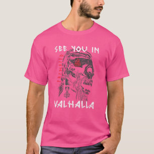 Viking Valhalla Odin Thor Hammer Schieldmaid Berse T-Shirt