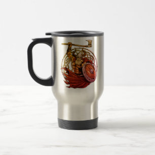 Viking Valhalla Warrior Travel Mug