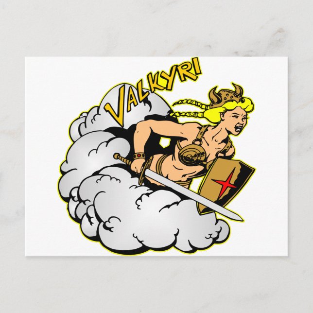 Viking Valkyri Postcard (Front)