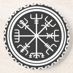 Viking Vegvisir Compass Coaster