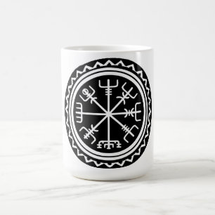 Viking Vegvisir Compass Coffee Mug