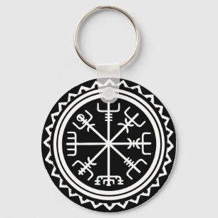 Viking Vegvisir Compass Key Ring