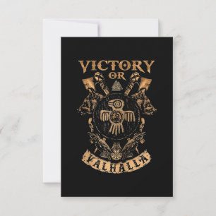 Viking Victory or Valhalla Card