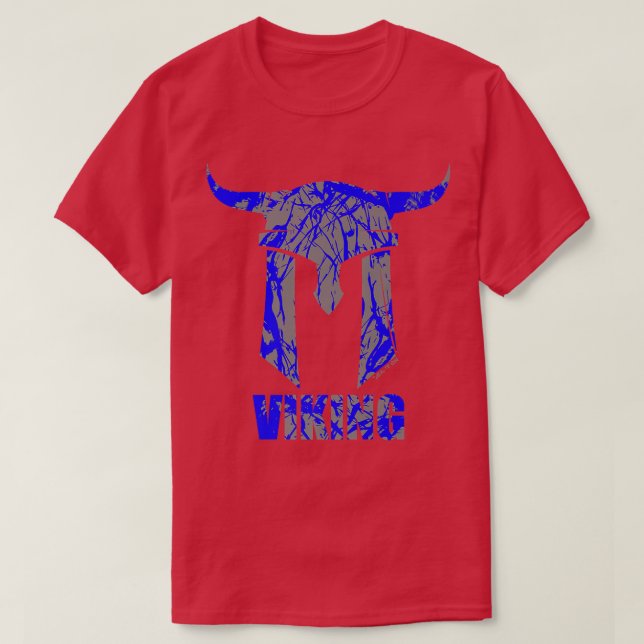 VIKING Viking Helmet BlueGym Motivation Fitness Sa T-Shirt (Design Front)