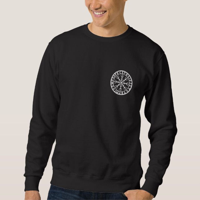 Viking Walhalla Odin Thor Hammer Nordmann on Both  Sweatshirt (Front)