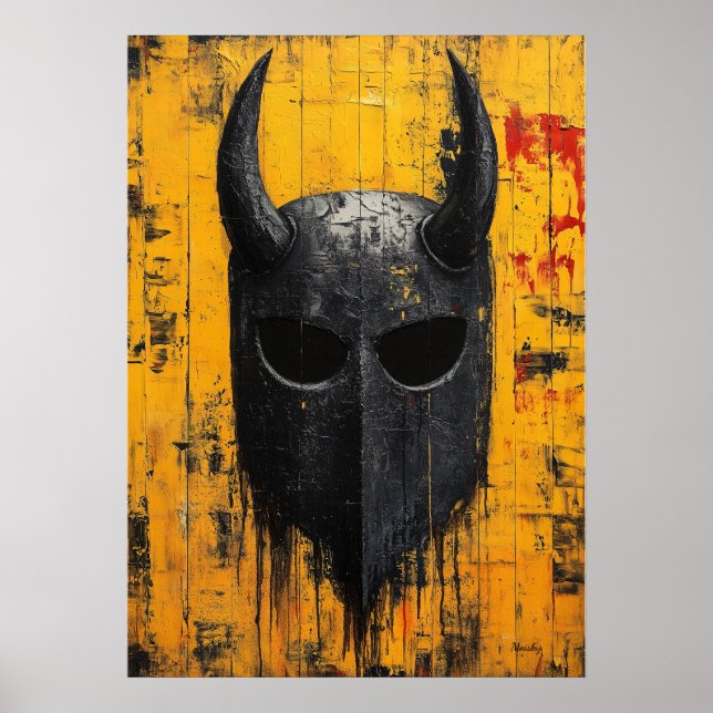 Viking War Helm – Nordic Warrior Legacy Poster (Front)