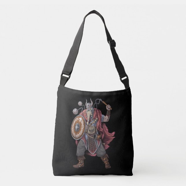 Viking Warrior Crossbody Bag (Front)