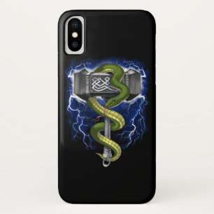 Viking Warrior Hammer iPhone X Case