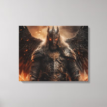 Viking Warrior Knight - Stretched Canvas Print