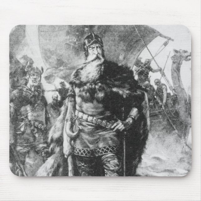 Viking Warrior Mouse Mat (Front)