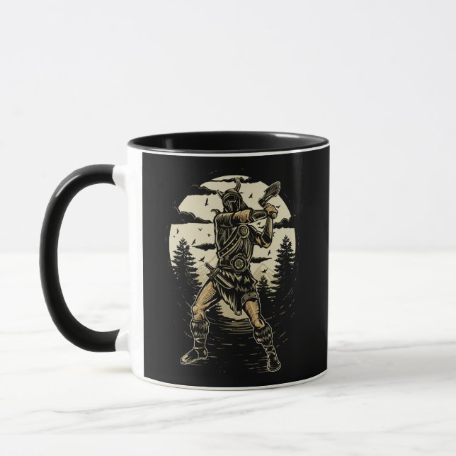 Viking Warrior Mug (Left)