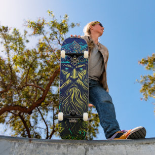 Viking Warrior Odin Norse Mythology Skateboard