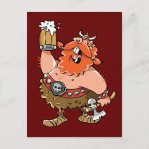 VIKING WARRIOR POSTCARD