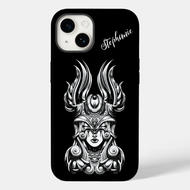 Viking Warrior Princess Case-Mate iPhone Case (Back)