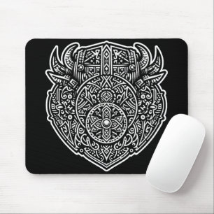 Viking Warrior Shield Mouse Mat